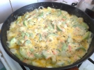 Кабачки с курицей в сковороде рецепт Кабачки с курицей в сковороде рецепт